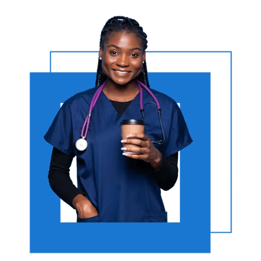 Assisted living Director of Nursing reviewing medication documentation
