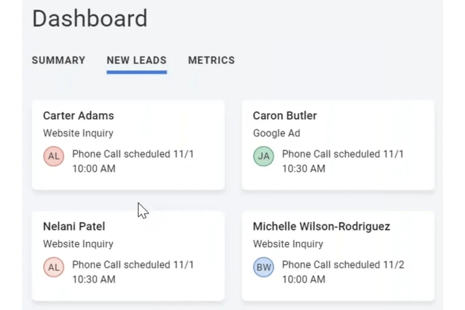 New leads added to Eldermark CRM via precision marketing
