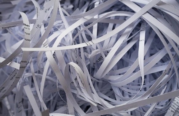 shredded paper