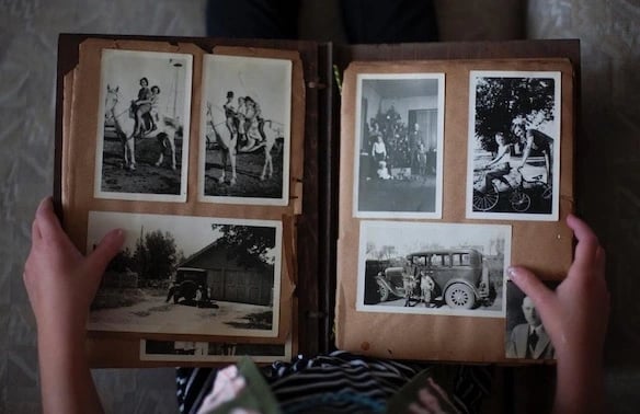 nostalgic activities like sharing photo albums