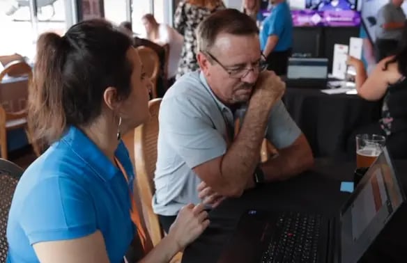 Eldermark user viewing NEXT demo live